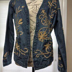 Chicos Vintage Denim Jean Jacket